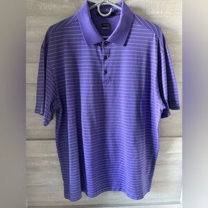 Tiger Woods Collection Nike FIT DRY Men’s Striped Polo - Size XL